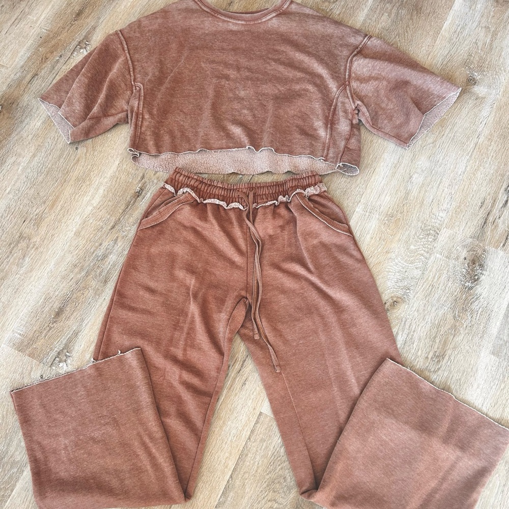 Retro Fox Vintage Mauve Sweat Suit